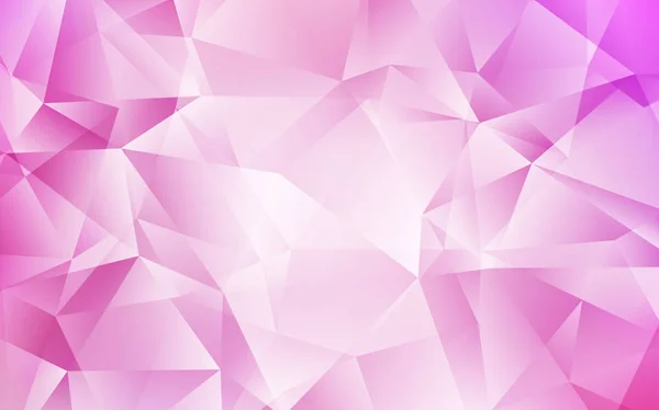 Light Pink vector polygon abstract background. — Stock Vector