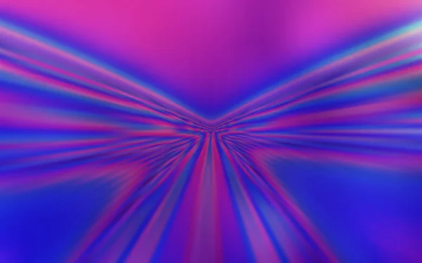 Licht paars, roze vector achtergrond met gebogen lijnen. — Stockvector