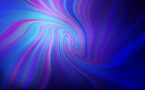 Світло-фіолетовий векторний фон з астрономічними зірками . — стоковий вектор
