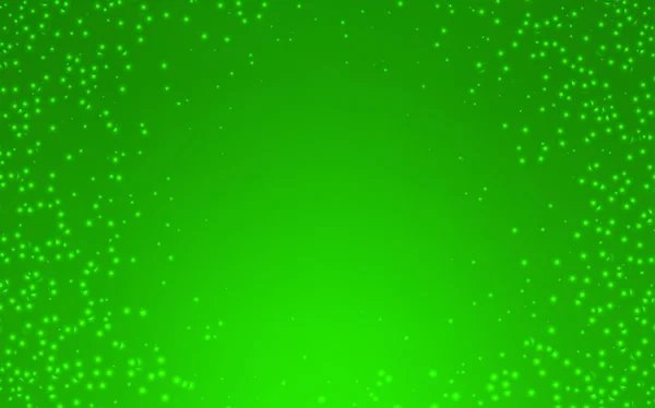 Plantilla vectorial Light Green con estrellas espaciales . — Archivo Imágenes Vectoriales