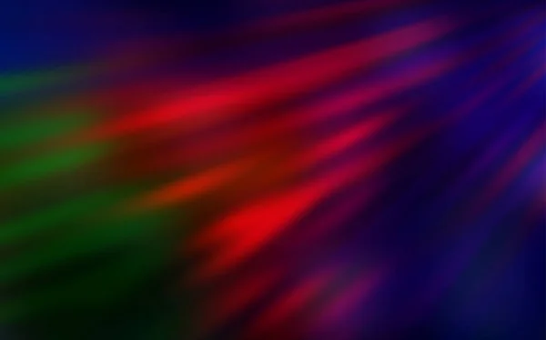 Mörkgrön, Röd vektor abstrakt ljus mall. — Stock vektor