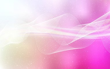 Açık Pembe, Sarı vektör bulanık şablon.
