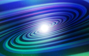 Açık mavi, gece gökyüzü yıldızlar ile yeşil vektör deseni.