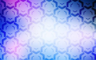 Açık Pembe, Wry çizgileri olan Mavi vektör şablonu.