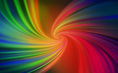 Wry çizgileri ile koyu çokrenkli vektör şablonu.