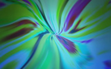 Açık Mavi, kıvrımlı yeşil vektör dokusu.