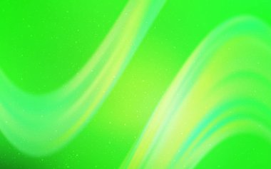 Gece gökyüzü desenle ışık yeşil vektör yıldız.