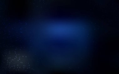 Koyu mavi vektör doku ile Samanyolu yıldız.