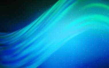 Koyu mavi vektör düzen kozmik yıldız ile.