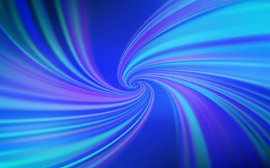 Kavisli çizgilerle Açık Mavi vektör düzeni.