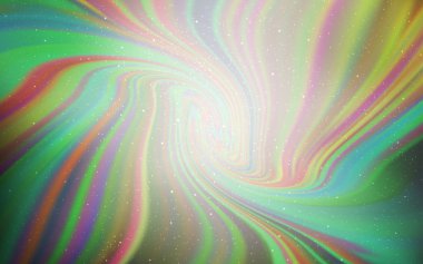 Kozmik yıldızlarla Açık Gri vektör düzeni.