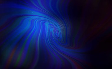 Koyu mavi vektör düzen kozmik yıldız ile.