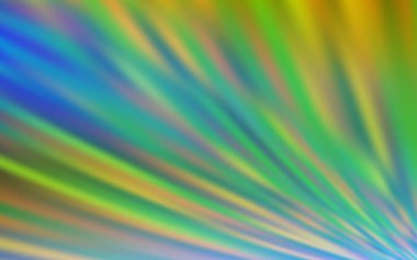 Açık Mavi, renkli çizgileri olan yeşil vektör dokusu.