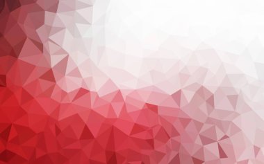 Açık Kırmızı Vektör soyut mozaik arkaplan.