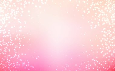 Samanyolu yıldızları ile Açık Pembe vektör dokusu.