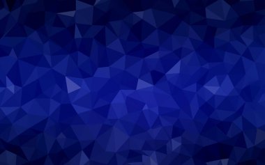 Koyu yeşil, sarı vektör soyut Çokgen desen.