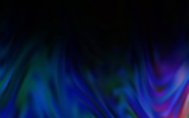 Koyu mavi vektör bulanık ve renkli desen.