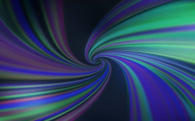 Bükülmüş çizgilerle hafif Mavili vektör arkaplanı.