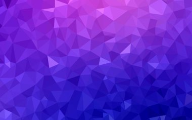 Açık Pembe, Mavi vektör soyut mozaik desen.