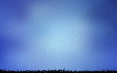 Astronomik yıldızlar ile açık mavi vektör arka plan.