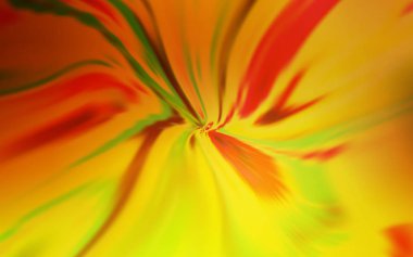 Bükülmüş çizgilerle Açık Turuncu vektör dokusu.