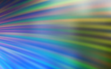 Açık Mavi, eğri çizgileri olan yeşil vektör arkaplanı.