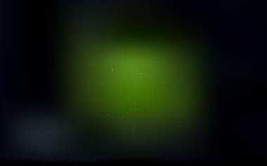 Samanyolu yıldızları ile Koyu Yeşil vektör dokusu.