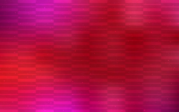 Světle červená vektorová textura s barevnými čarami. — Stockový vektor