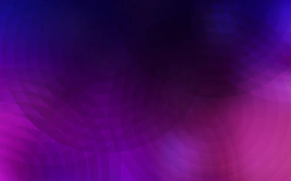 Dark Purple Vektor Hintergrund mit Blasen. — Stockvektor