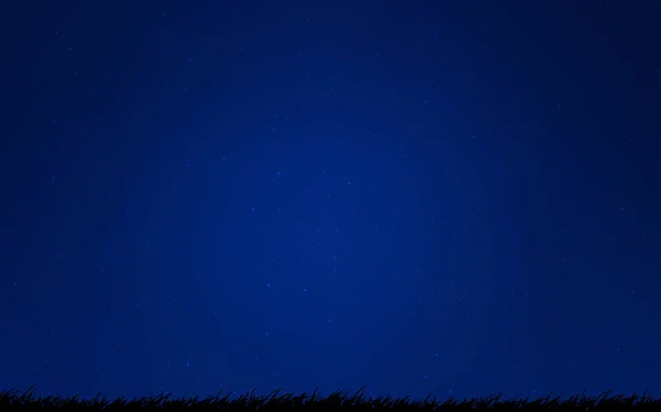 黑暗的蓝色向量背景与星系星. — 图库矢量图片