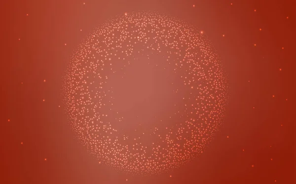 Texture vectorielle orange clair avec étoiles laiteuses . — Image vectorielle