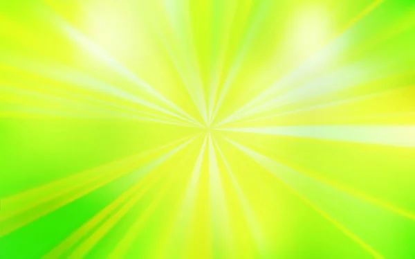 Verde claro, vector amarillo patrón brillante abstracto. — Vector de stock
