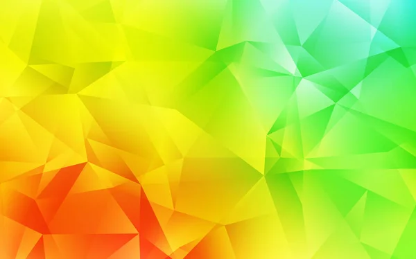 Modèle polygonal vecteur multicolore léger . — Image vectorielle