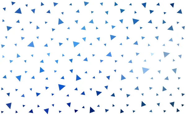 Hellblaue Vektorgradienten-Dreiecke Vorlage. — Stockvektor