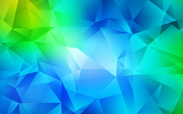 stock vector Light Blue, Green vector polygonal template.