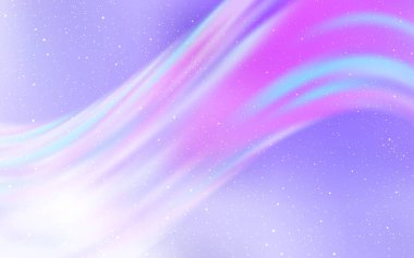 Mor vektör doku ile Samanyolu yıldız ışık.