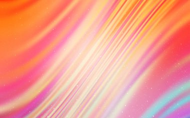 Kozmik yıldızlarla Açık Turuncu vektör düzeni.