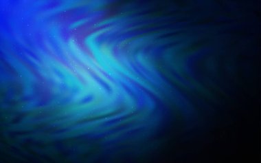 Koyu mavi vektör arka plan gökada yıldız ile.