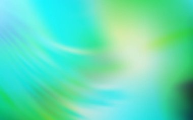 Açık Mavi ve Yeşil vektör soyut parlaklığı bulanıklaştırdı.