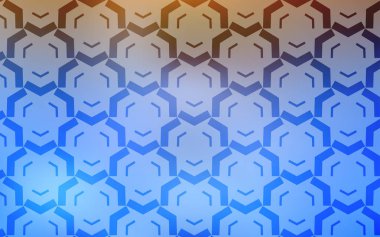 Açık Mavi, Eğri çizgileri olan sarı vektör arka planı.