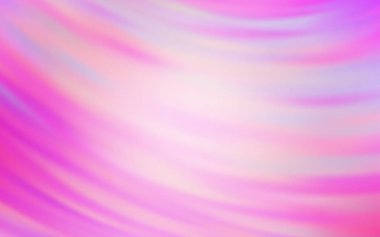 Bükülmüş çizgilerle Açık Pembe vektör dokusu.