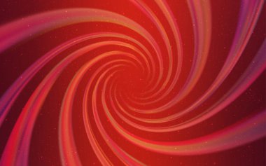 Uzay yıldızları ile açık kırmızı vektör şablonu.