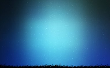 Hafif mavi vektör şablon alan yıldız.