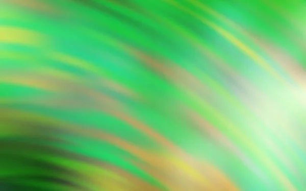 밝은 녹색, 곡선이 있는 노란색 벡터 텍스처. — 스톡 벡터