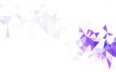 Koyu pembe vektör çokgen arkaplan.