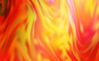 Açık Kırmızı, Sarı vektör bulanık parlak soyut şablon.