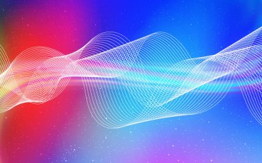 Açık Çok renkli vektör bulanık ve renkli desen.