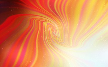 Astronomik yıldızlarla Hafif Turuncu vektör arka planı.