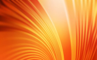 Açık Kırmızı, bükülmüş çizgilerle sarı vektör dokusu.