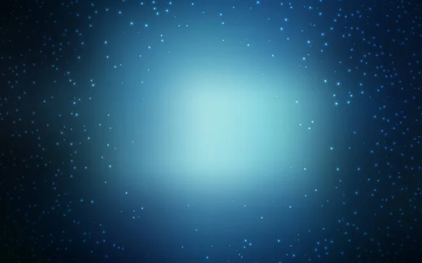 Modèle vectoriel bleu foncé avec étoiles du ciel nocturne . — Image vectorielle